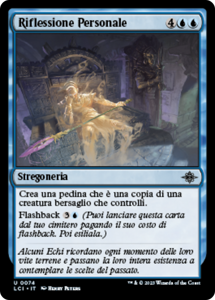 Riflessione Personale (Self-Reflection) · The Lost Caverns of Ixalan (LCI)  #74 · Scryfall Magic The Gathering Search