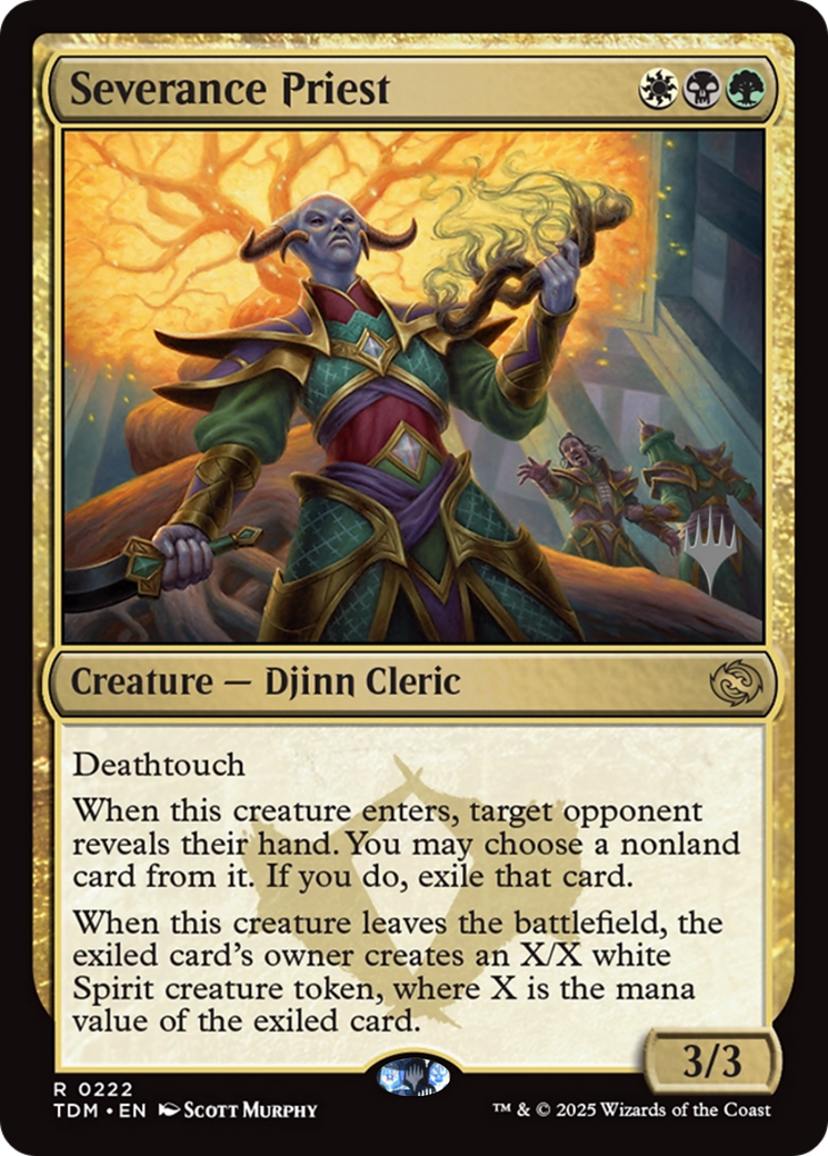 Severance Priest · Tarkir: Dragonstorm Promos (PTDM) #222p