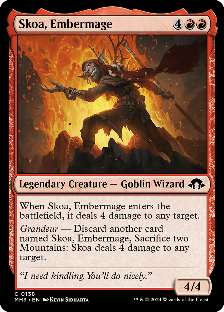 Skoa, Embermage · Modern Horizons 3 (MH3) #138 · Scryfall Magic 