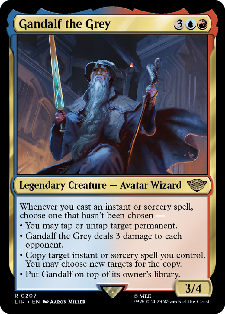 Gandalf the White · The Lord of the Rings: Tales of Middle-earth (LTR) #299  · Scryfall Magic The Gathering Search