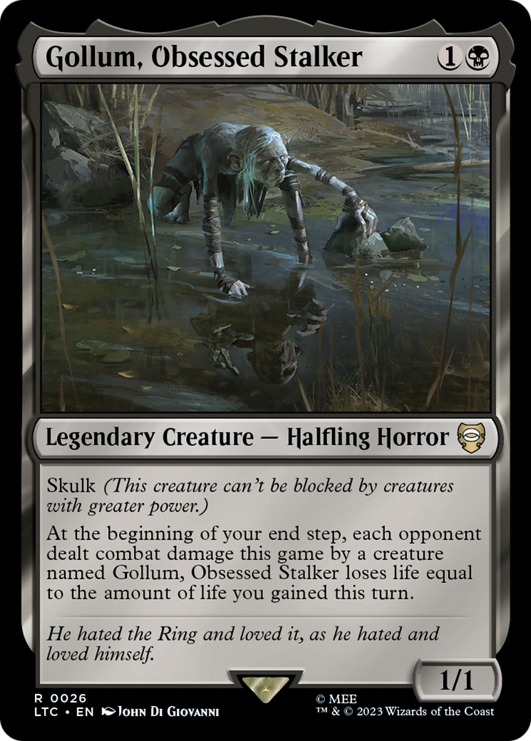 Gollum, Obsessed Stalker Deck for Magic: the Gathering