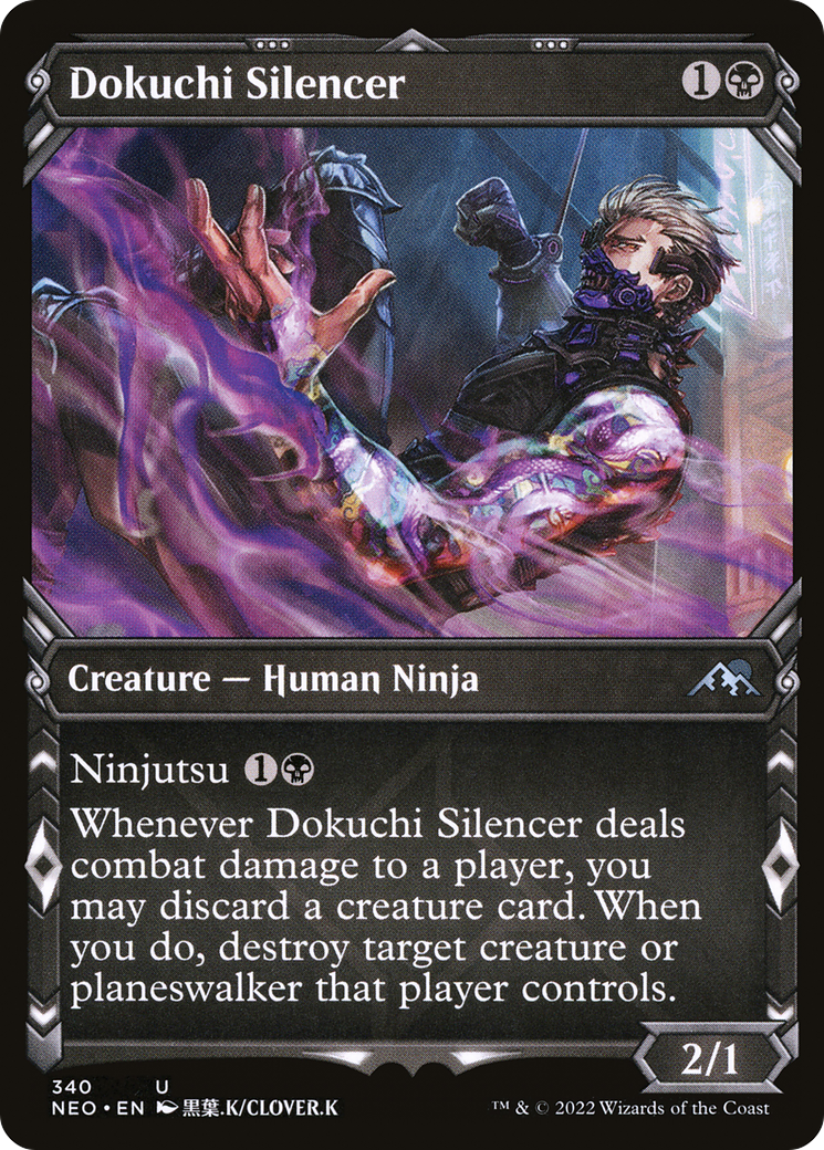 Dokuchi Silencer · Kamigawa: Neon Dynasty (NEO) #340 · Scryfall 