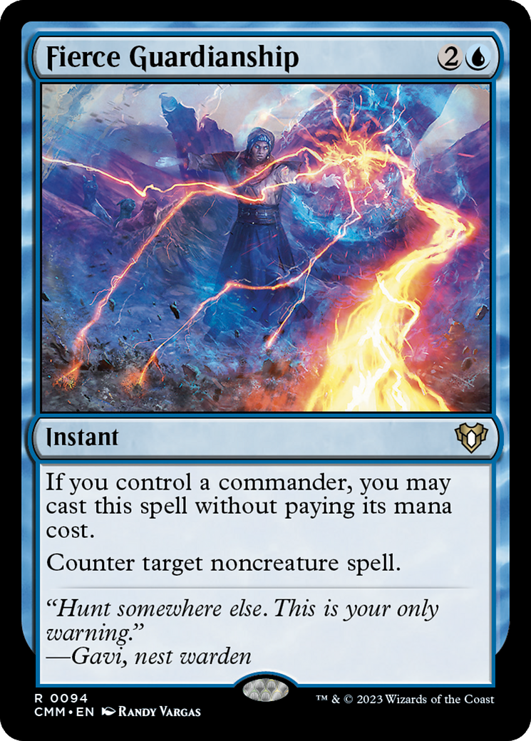 Fierce Guardianship · Commander Masters (CMM) #94 · Scryfall Magic The Gathering Search