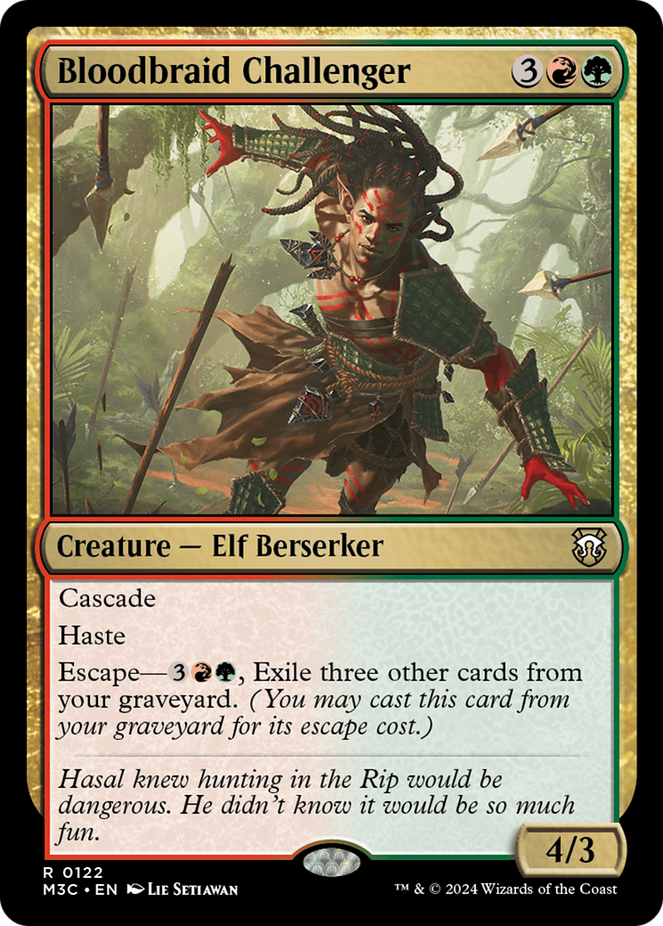 Bloodbraid Challenger · Modern Horizons 3 Commander (M3C) #122 ...