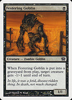 Festering Goblin from Ninth Edition painted by Thomas M. Baxa