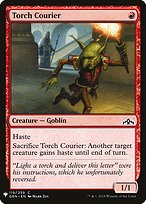 Torch Courier from Mystery Booster painted by Mark Zug