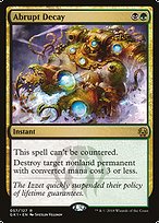 Abrupt Decay