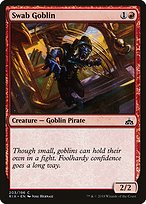 Swab Goblin from Rivals of Ixalan painted by Josu Hernaiz