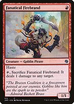 Fanatical Firebrand from Jumpstart painted by Wayne Reynolds
