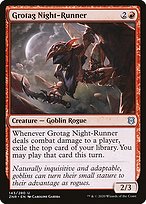 Grotag Night-Runner from Zendikar Rising painted by Caroline Gariba