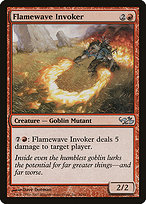 Flamewave Invoker from Duel Decks: Elves vs. Goblins painted by Dave Dorman