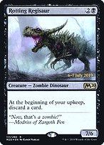 Rotting Regisaur from Core Set 2020 Promos painted by Randy Vargas