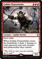 Goblin Chainwhirler from Dominaria Promos painted by Svetlin Velinov