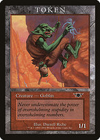 Goblin from Magic Player Rewards 2003 painted by Darrell Riche