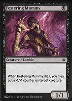 Festering Mummy from Amonkhet Remastered painted by Christopher Burdett