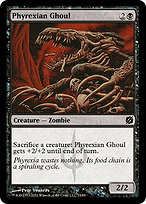 Phyrexian Ghoul from Duel Decks: Mirrodin Pure vs. New Phyrexia painted by Pete Venters