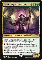 Jarad, Golgari Lich Lord from Commander 2015 painted by Eric Deschamps
