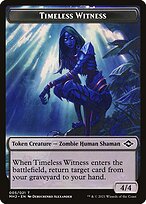 Timeless Witness from Modern Horizons 2 Tokens painted by Deruchenko Alexander