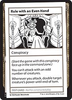 Rule with an Even Hand