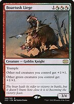 Boartusk Liege from Double Masters 2022 painted by Jesper Ejsing