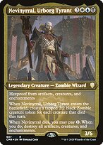 Nevinyrral, Urborg Tyrant from Commander Legends painted by Yongjae Choi