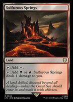 MTG (日)硫黄泉 / Sulfurous Springs【5ED Sulfurous Springs | Dominaria United | Star City Games