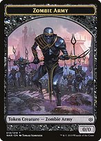 Zombie Army from War of the Spark Tokens painted by Tomasz Jedruszek