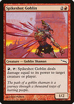 Spikeshot Goblin from Mirrodin painted by Alan Pollack