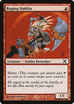 Raging Goblin from Tenth Edition painted by Jeff Miracola