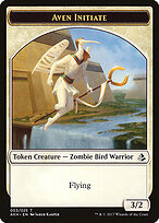 Aven Initiate from Amonkhet Tokens painted by Jakub Kasper