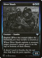Diver Skaab from Innistrad: Double Feature painted by Dave Kendall