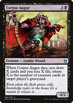 Corpse Augur from Commander Anthology painted by Scott M. Fischer
