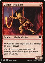 Goblin Fireslinger from Mystery Booster painted by Pete Venters