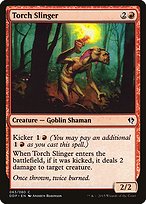 Torch Slinger from Duel Decks: Zendikar vs. Eldrazi painted by Andrew Robinson