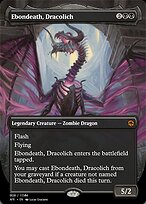 Ebondeath, Dracolich from Magic Online Promos painted by Lucas Graciano