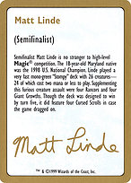 Matt Linde Bio