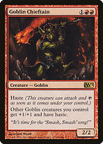Goblin Chieftain from Magic 2012 painted by Sam Wood