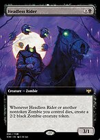 Headless Rider from Magic Online Promos painted by E. M. Gist
