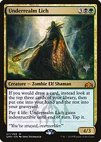 Underrealm Lich from Guilds of Ravnica Promos painted by Anna Steinbauer