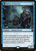 Delver of Secrets // Insectile Aberration