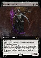 Elvish Dreadlord from Magic Online Promos painted by Randy Vargas