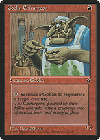Goblin Chirurgeon from Fallen Empires painted by Daniel Gelon