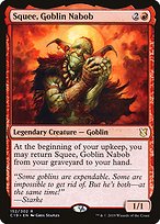 Squee, Goblin Nabob from Commander 2019 painted by Greg Staples