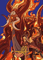 FOIL] 火の怒りのタイタン、フレージ/Phlage, Titan of Fire's