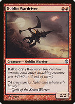 Goblin Wardriver from Mirrodin Besieged painted by Chippy