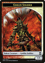 Goblin Soldier from Eternal Masters Tokens painted by Filip Burburan