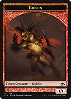 Goblin from Planechase Anthology Tokens painted by Brandon Kitkouski