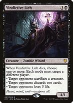 Vindictive Lich from Commander 2017 painted by Toma Feizo Gas