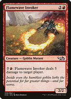 Flamewave Invoker from Duel Decks Anthology: Elves vs. Goblins painted by Dave Dorman