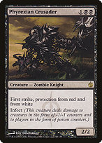 Phyrexian Crusader from Mirrodin Besieged painted by Eric Deschamps